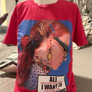 Zara Red Graphic Kids T-Shirt